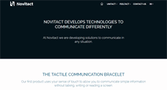 Desktop Screenshot of novitact.com